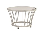Alexander Rose Stolik beżowy okrągły z blatem HPL Kolekcja Cordial Lounge