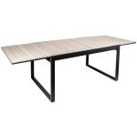 Kaja Ebby – rozkładany stół tarasowy antracyt