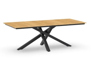 Tierra Outdoor Orion Dining Table Teak 220×100 cm Charcoal – Stół Ogrodowy Premium