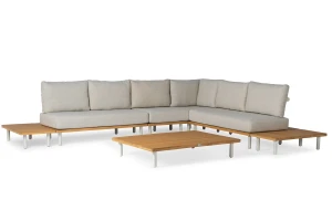 Tierra Outdoor Kytsu Teak Lounge Set – Ekskluzywny Zestaw Lounge z Teaku